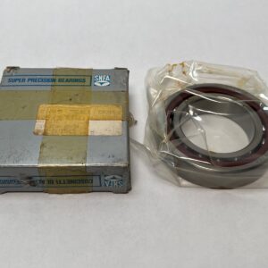 Angular Contact Ball Bearing - Straight Bore, 45 mm ID, 75 mm OD, 16 mm Width, Open, 15° Contact Angle, Medium Preload.