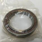 Angular Contact Ball Bearing – Straight Bore, 75 mm ID, 105 mm OD, 16 mm Width, Open, 15° Contact Angle, Light Preload.