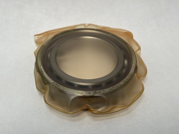 Angular Contact Ball Bearing – Straight Bore, 55 mm ID, 100 mm OD, 21 mm Width, Open, 15° Contact Angle, Light Preload.