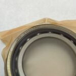Angular Contact Ball Bearing – Straight Bore, 55 mm ID, 100 mm OD, 21 mm Width, Open, 15° Contact Angle, Light Preload.