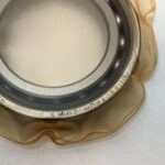 Angular Contact Ball Bearing – Straight Bore, 55 mm ID, 100 mm OD, 21 mm Width, Open, 15° Contact Angle, Light Preload.