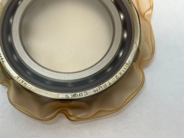 Angular Contact Ball Bearing – Straight Bore, 55 mm ID, 100 mm OD, 21 mm Width, Open, 15° Contact Angle, Light Preload.