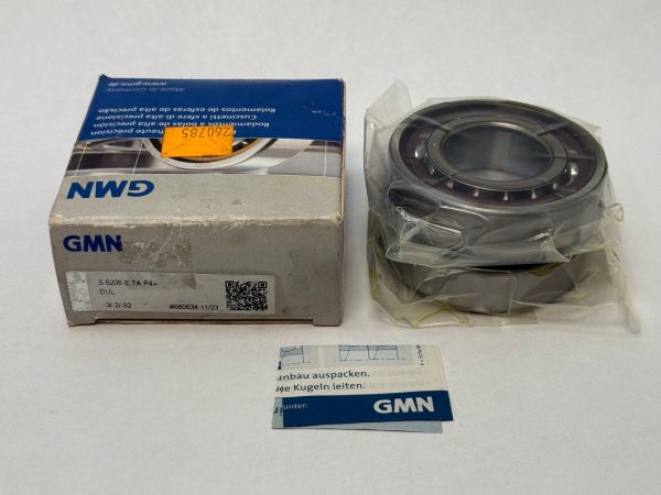 GMN S-6206-E-TA-P4-DUL Angular Bearing 7206ETP4DUL S6206ETAP4-DUL 30x62x16 mm