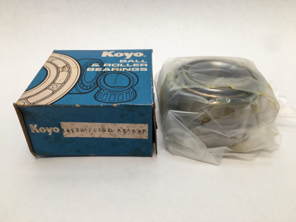 Koyo 14138A/276D Double Taper Bearing Cone & Cup 1-3/8″ ID 2-23/32″ OD Japan