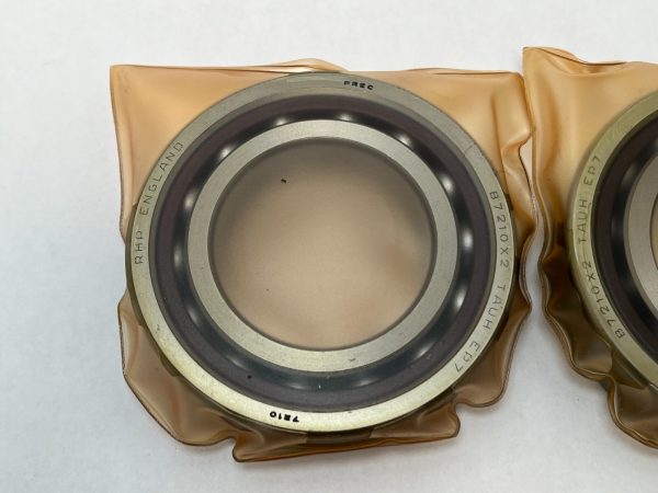 Angular Contact Ball Bearing – Straight Bore, 50 mm ID, 90 mm OD, 20 mm Width, Open, 15° Contact Angle, Without Snap Ring
