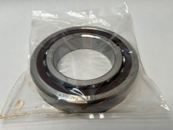 Angular Contact Ball Bearing – Straight Bore, 80 mm ID, 140 mm OD, 26 mm Width, Open, 15° Contact Angle, Without Snap Ring