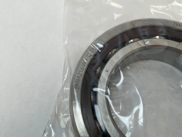 Angular Contact Ball Bearing – Straight Bore, 80 mm ID, 140 mm OD, 26 mm Width, Open, 15° Contact Angle, Without Snap Ring