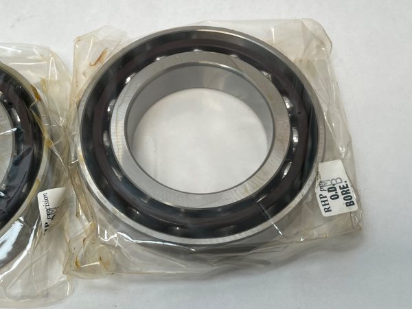 Angular Contact Ball Bearing – 75 mm ID, 130 mm OD, 25 mm Width, Open, 15° Contact Angle.