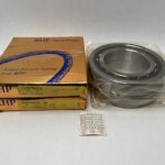 Angular Contact Ball Bearing – 75 mm ID, 130 mm OD, 25 mm Width, Open, 15° Contact Angle.