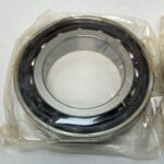 Angular Contact Ball Bearing – 75 mm ID, 130 mm OD, 25 mm Width, Open, 15° Contact Angle.