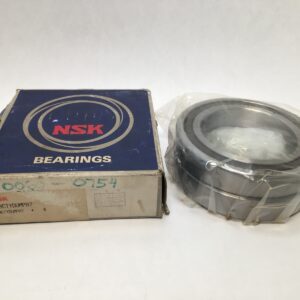 Angular Contact Ball Bearing - Straight Bore, 90 mm ID, 140 mm OD, 24 mm Width, Open, 15°, ABEC 7 / P4 Precision.