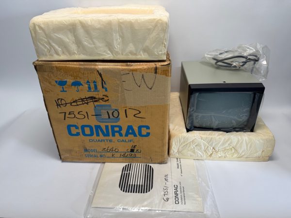 Conrac 2640 Monitor 9 Inch Monochrome 106665-901 2640C9