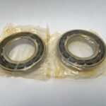Angular contact bearings – 80 mm ID, 140 mm OD, 26 mm Width, Open, 15°, Light preload.