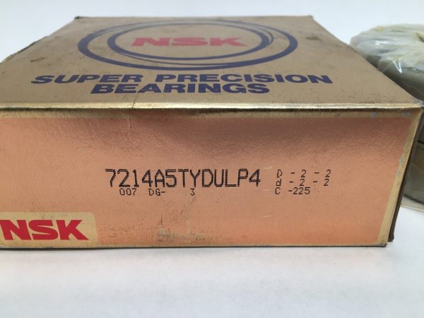 Angular Contact Ball Bearing – 70 mm ID, 125 mm OD, 24 mm Width, Open, 25° Contact Angle, Light Preload.
