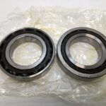 Angular Contact Ball Bearing – 70 mm ID, 125 mm OD, 24 mm Width, Open, 25° Contact Angle, Light Preload.