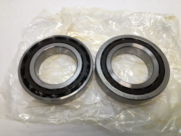 Angular Contact Ball Bearing – 70 mm ID, 125 mm OD, 24 mm Width, Open, 25° Contact Angle, Light Preload.