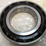 Angular Contact Ball Bearing – 70 mm ID, 125 mm OD, 24 mm Width, Open, 25° Contact Angle, Light Preload.