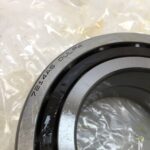 Angular Contact Ball Bearing – 70 mm ID, 125 mm OD, 24 mm Width, Open, 25° Contact Angle, Light Preload.