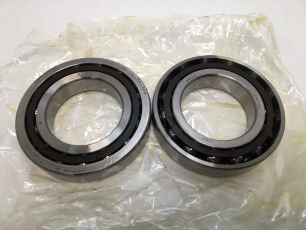 Angular Contact Ball Bearing – 70 mm ID, 125 mm OD, 24 mm Width, Open, 25° Contact Angle, Light Preload.