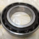 Angular Contact Ball Bearing – 70 mm ID, 125 mm OD, 24 mm Width, Open, 25° Contact Angle, Light Preload.