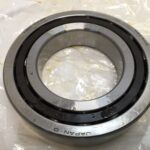 Angular Contact Ball Bearing – 70 mm ID, 125 mm OD, 24 mm Width, Open, 25° Contact Angle, Light Preload.