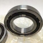 Angular Contact Ball Bearing – 70 mm ID, 125 mm OD, 24 mm Width, Open, 25° Contact Angle, Light Preload.