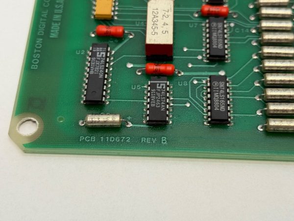 Boston-Digital PCB-11D672 Auxiliary Input Board PCB 11D672 Revision B 13C252