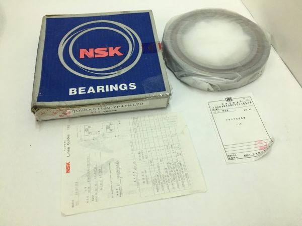 Angular Contact Ball Bearing – Straight Bore, 140 mm ID, 210 mm OD, 33 mm Width, Open, 25° Contact Angle.