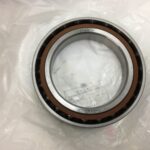 Angular Contact Ball Bearing – Straight Bore, 140 mm ID, 210 mm OD, 33 mm Width, Open, 25° Contact Angle.