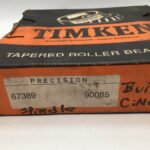 Taper Roller Cone Assembly – 5.1250 in Bore, 1.8125 in Cone Width, 7.7500 in Cup Outside Diameter, class 2, Case-Carburized Steel.