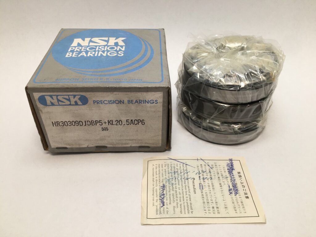 NSK HR30309DJDBP5 Taper Bearing Cone&Cup 45mmID 100mmOD HR-30309-DJ-DB-P5 Japan