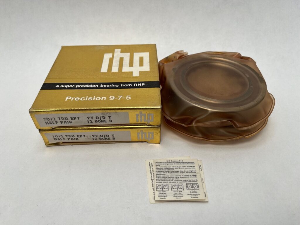 Angular Contact Ball Bearing – 60 mm ID, 95 mm OD, 18 mm Width, Open, 15° Contact Angle, Light Preload.