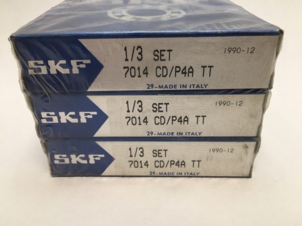 Angular Contact Bearing – 70 mm ID, 110 mm OD, 20 mm Width, Open, 15° Contact Angle