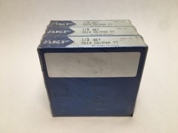Angular Contact Bearing – 70 mm ID, 110 mm OD, 20 mm Width, Open, 15° Contact Angle