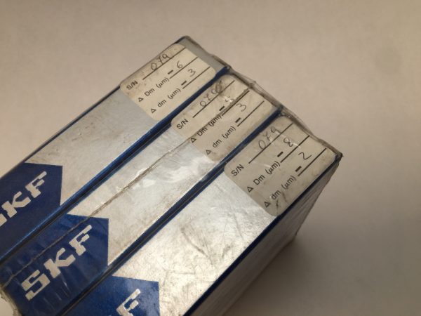 Angular Contact Bearing – 70 mm ID, 110 mm OD, 20 mm Width, Open, 15° Contact Angle