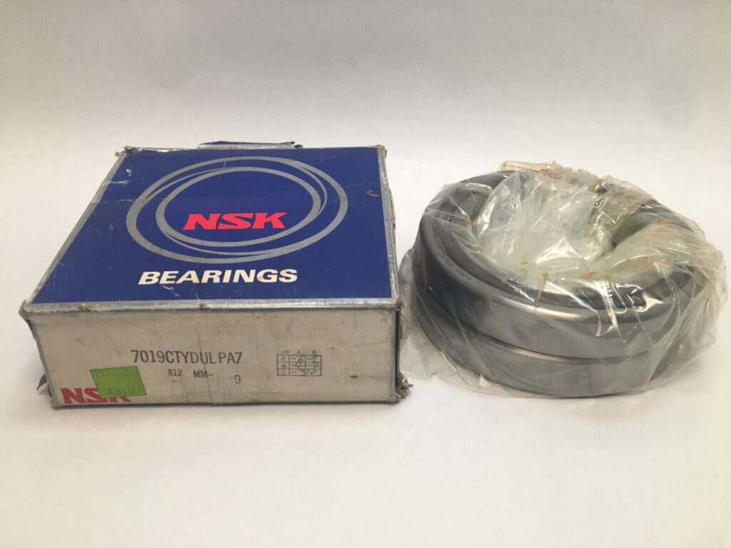 Angular Contact Ball Bearing – 95 mm ID, 145 mm OD, 24 mm Width, Open, 15° Contact Angle, Light Preload.