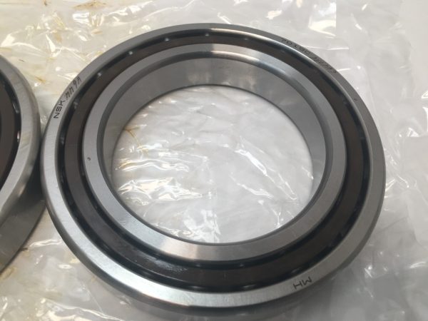 Angular Contact Ball Bearing – 95 mm ID, 145 mm OD, 24 mm Width, Open, 15° Contact Angle, Light Preload.