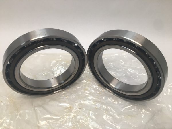 Angular Contact Ball Bearing – 95 mm ID, 145 mm OD, 24 mm Width, Open, 15° Contact Angle, Light Preload.