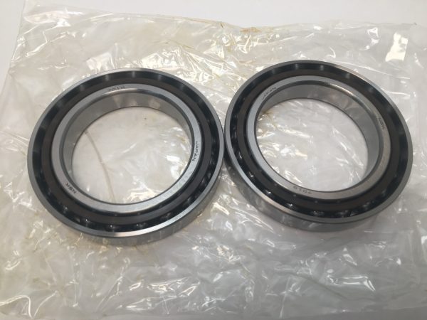 Angular Contact Ball Bearing – 95 mm ID, 145 mm OD, 24 mm Width, Open, 15° Contact Angle, Light Preload.