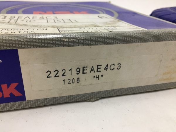 Spherical Roller Bearing – Straight Bore, 95 mm ID, 170 mm OD, 43 mm Width, Open, C3 Internal clearance.