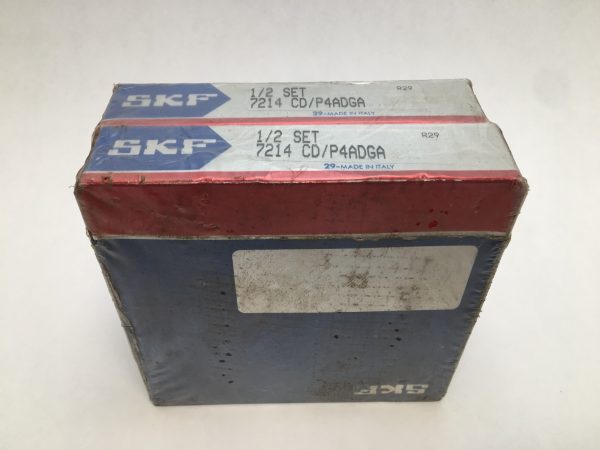 Angular Contact Ball Bearing – Straight Bore, 70 mm ID, 125 mm OD, 24 mm Width, Open, 15° Contact Angle.