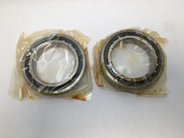 Angular contact bearings – 75 mm ID, 115 mm OD, 20 mm Width, Open, 15°, Medium preload.