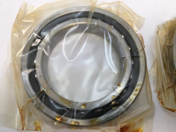 Angular contact bearings – 75 mm ID, 115 mm OD, 20 mm Width, Open, 15°, Medium preload.