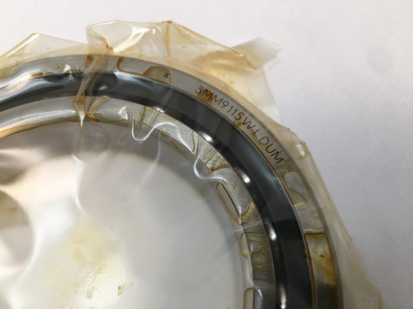 Angular contact bearings – 75 mm ID, 115 mm OD, 20 mm Width, Open, 15°, Medium preload.