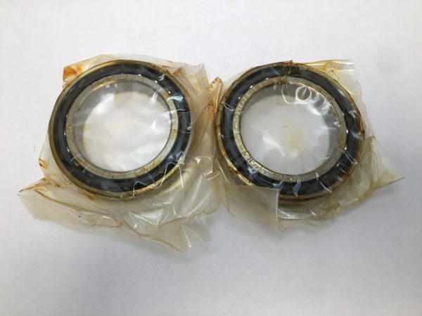 Angular contact bearings – 75 mm ID, 115 mm OD, 20 mm Width, Open, 15°, Medium preload.