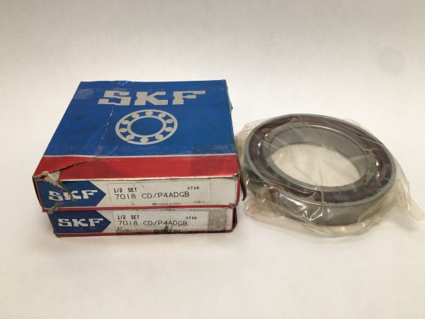 Angular Contact Ball Bearing – Straight Bore, 90 mm ID, 140 mm OD, 48 mm Width, Open, 15° Contact Angle, Normal Internal clearance.