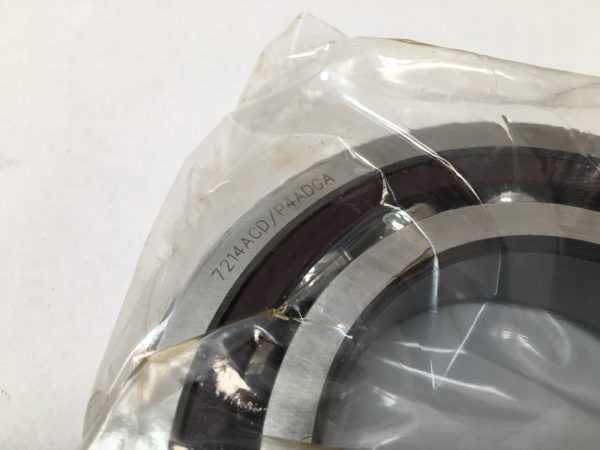 Angular Contact Ball Bearing – 70 mm ID, 125 mm OD, 24 mm Width, Open, 25° Contact Angle, Light Preload.