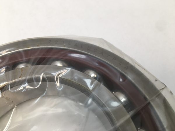 Angular Contact Ball Bearing – 70 mm ID, 125 mm OD, 24 mm Width, Open, 25° Contact Angle, Light Preload.