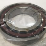 Angular Contact Ball Bearing – 70 mm ID, 125 mm OD, 24 mm Width, Open, 25° Contact Angle, Light Preload.