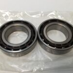 Angular Contact Ball Bearing – 30 mm ID, 55 mm OD, 13 mm Width, Open, 25°, Medium preload.